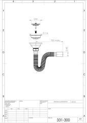 Çöpmak Körüklü Gri Mutfak Evye Sifonu