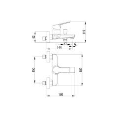 LN2500 Luna Banyo Bataryası