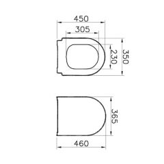 VitrA İntegra Kanalsız Rimex Klozet+VitrA Duroplas yavaş Kapak+VitrA Basmalı İç Takım