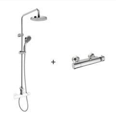 Aquaheat Termostatik Duş Bataryası a47055 Ve Duş Sistemi A45598 SET