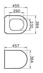 VitrA İntegra Rim-ex Kanalsız Asma Klozet + VitrA Slim Duroplast Klozet Kapağı + Gömme Rezervuar 7062L003-0850