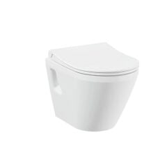 VitrA İntegra Rim-ex Kanalsız Asma Klozet + VitrA Slim Duroplast Klozet Kapağı 7062L003-0850