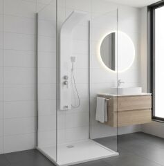 Piero Kuğu beyaz Duş Paneli, Dikey Duş Sistemi