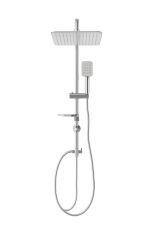 Artema Flow Square Krom Banyo Bataryası + Doppo Long Krom Tepe Duş Seti