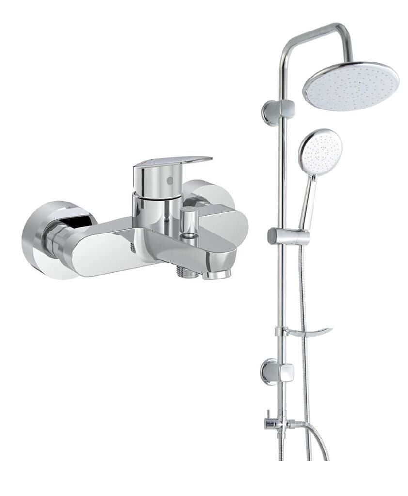 Artema Flow Round Banyo Bataryası + Duxxa Bolero Duş Sistemi Set