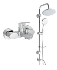 Artema Flow Round Banyo Bataryası + Duxxa Bolero Duş Sistemi Set