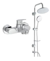 Artema Flow Round Banyo Bataryası + Duxxa Bolero Duş Sistemi Set