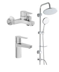 Artema Nora S Banyo Bataryası + Lavabo Bataryası + Duxxa Bolero Tepe Duş Seti
