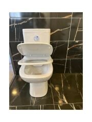 Seramiksan Petite Kanalsız Rim-ex Duvara Sıfır Klozet + Yavaş Kapanır Kapak + VitrA İç Takım Set