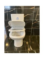 Seramiksan Petite Kanalsız Rim-ex Duvara Sıfır Klozet + Yavaş Kapanır Kapak + VitrA İç Takım Set