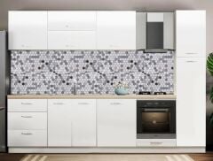 Mutfak Tezgah Arası Seramik Dekor Hegzagon