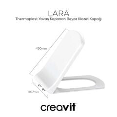 Creavit Lara Klozet Kapağı