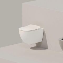 Creavit Free Rim-Off Asma Klozet + Creavit Yavaş Kapanan Kapak