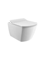 Creavit Elegant Rim-off Asma Klozet + Yavaş Kapanır Kapak + VitrA Gömme Rezervuar Set