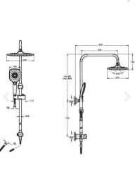 Artema Nora S Banyo Bataryası + Lavabo Bataryası + Artema 3S Duş Sistemi