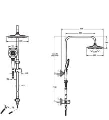Artema Solid S Banyo Bataryası + 3S Duş Sistemi