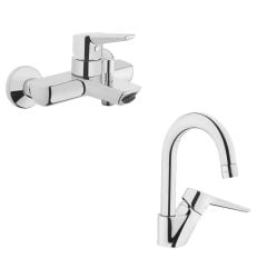 Artema Solid S Banyo Bataryası + Kuğu Lavabo Bataryası Set
