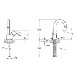 Artema Win S Banyo Bataryası + Kuğu Lavabo Bataryası Set