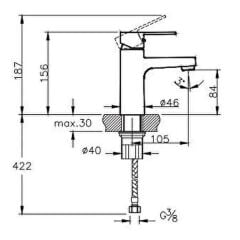 Artema Nora S Lavabo Bataryası A42878