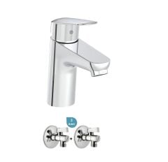 Artema Flow Round Lavabo Bataryası + 2'li Ara Musluk