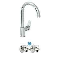 Artema Flow Round Eviye Bataryası + 2'li Ara Musluk