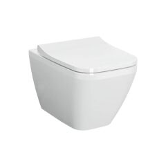 VitrA İntegra Square Rim-Ex Asma Klozet + Slim Duroplast Yavaş Kapak + Gömme Rezervuar  SET