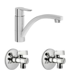 Artema Win S Eviye Bataryası A42596 + Artema Filtreli 2'li Ara Musluk Set A45254