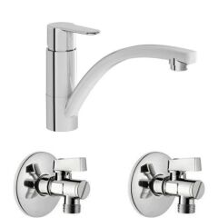 Artema Win S Eviye Bataryası A42596 + Artema Filtreli 2'li Ara Musluk Set A45254