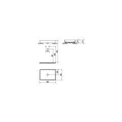 LP060 Loop 40X60 cm Tezgah Üstü Lavabo