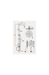 Sh640 Yağmurlama Robot Tepe Duş Başlığı Seti *ücretsiz Kargo*