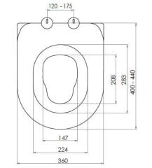 NKP TWİN Universal Çocuk Adaptörlü Klozet Kapağı ,Çocuk Yetişkin Klozet Kapağı
