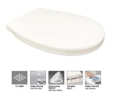 NKP FAMİLY Universal Çocuk Adaptörlü Klozet Kapağı ,Çocuk Yetişkin Klozet Kapağı