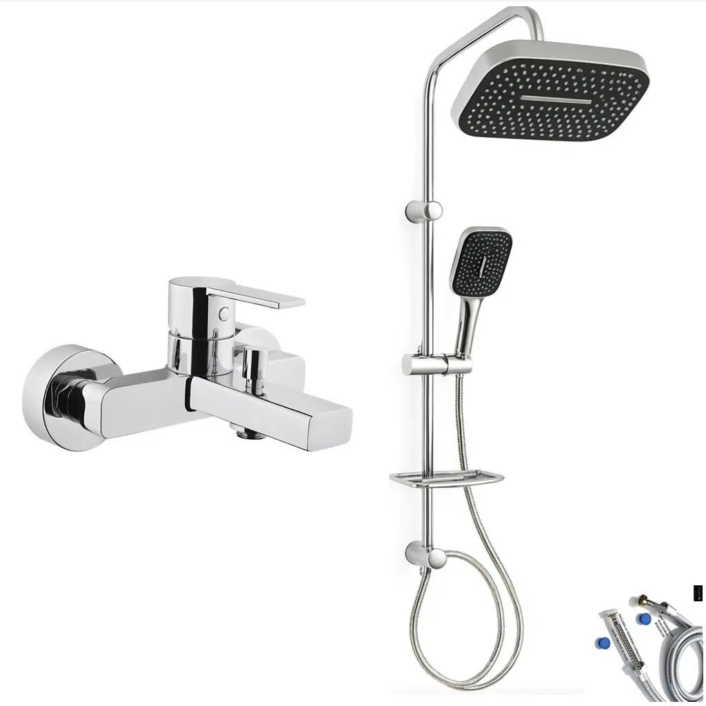 Artema Flo S Banyo Bataryası + Doppo Prime Lux Tepe Duş Sistemi