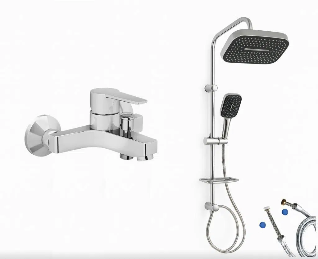 Artema Nora S Banyo Bataryası + Doppo Prime Lux Tepe Duş Sistemi