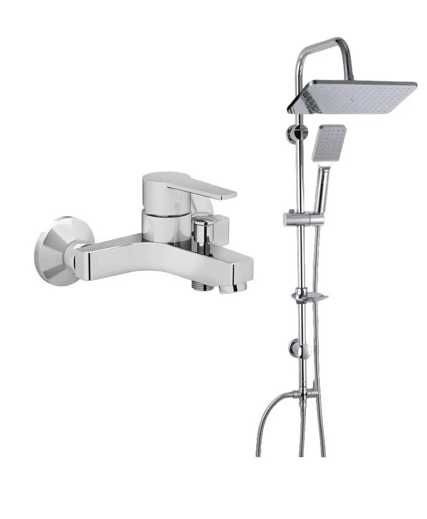 Artema Nora S Banyo Bataryası + Doppo Long Krom Tepe Duş Seti