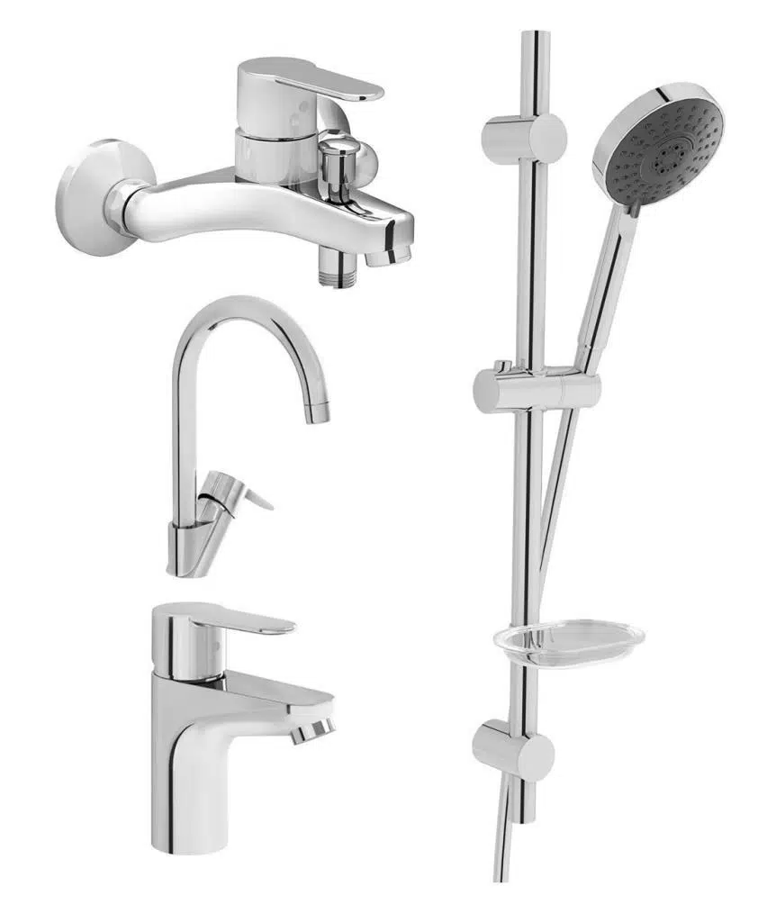 Artema Win S Eviye + Lavabo + Banyo Bataryası + Artema Master 1F Sürgülü Duş Seti