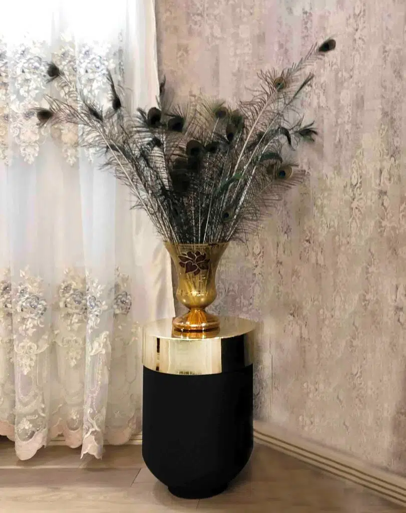 DEKORATİF BÜYÜK GOLD MASA, Darbuka Masa 70 cm