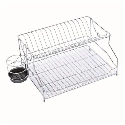 Kitchenox 2 Katlı Tabaklık Tek Paslanmz Kaşıklık