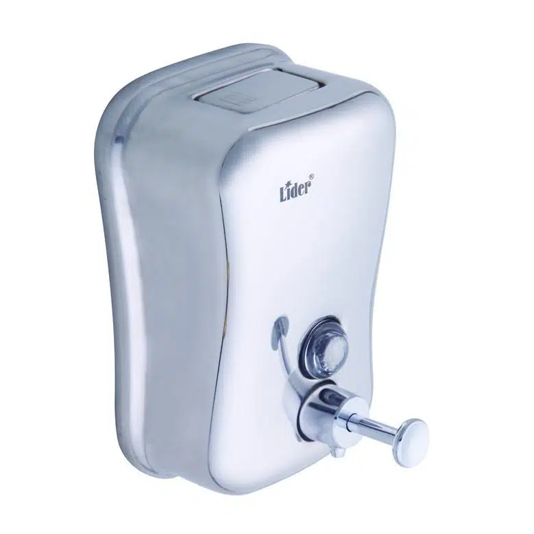 LİDER METAL SIVI SABUNLUK 800 ML Krom Paslanmaz