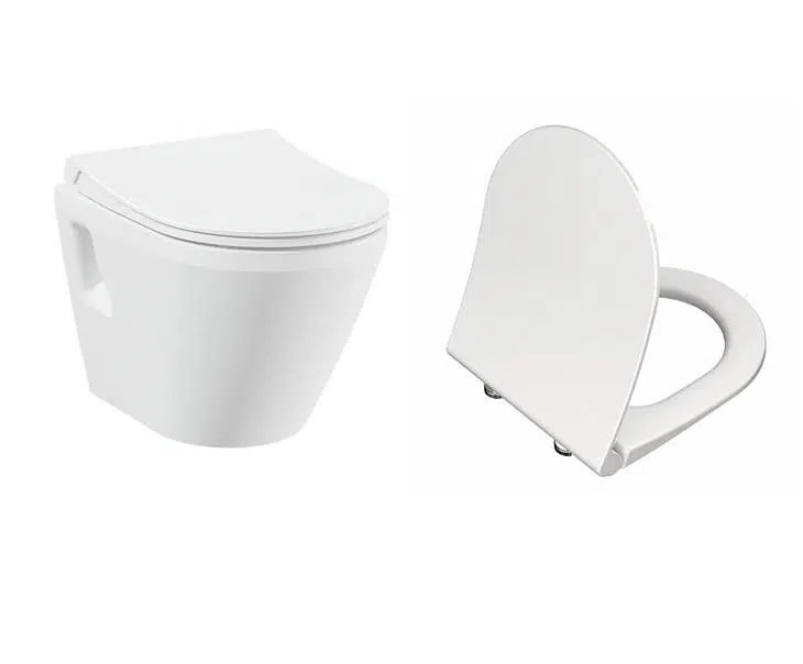 VitrA İntegra Rim-ex Kanalsız Asma Klozet + VitrA Slim Duroplast Klozet Kapağı 7062L003-0850